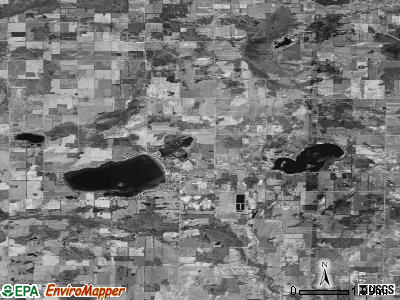 Zip code 48820 satellite photo by USGS