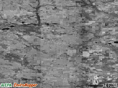 Zip code 48829 satellite photo by USGS