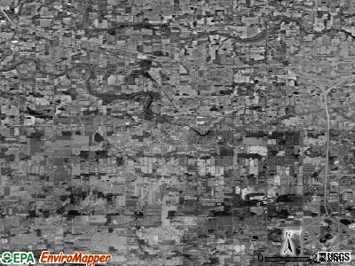 Zip code 48837 satellite photo by USGS