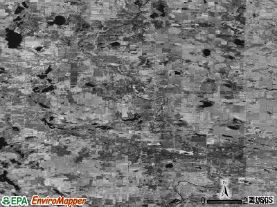 Zip code 48838 satellite photo by USGS
