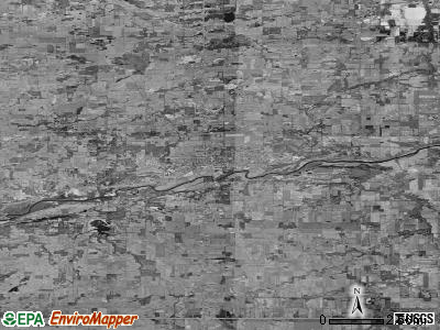 Zip code 48846 satellite photo by USGS
