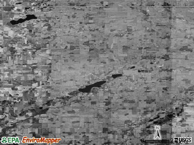Zip code 48849 satellite photo by USGS