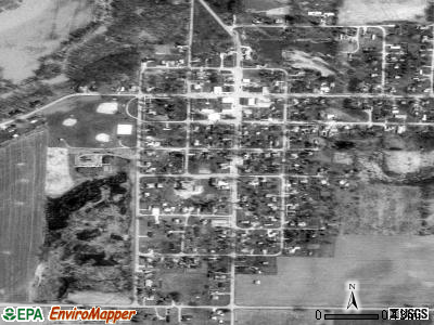 Zip code 48853 satellite photo by USGS