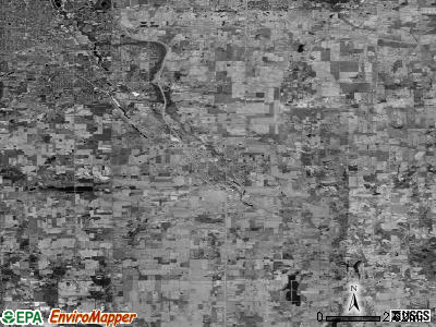 Zip code 48854 satellite photo by USGS
