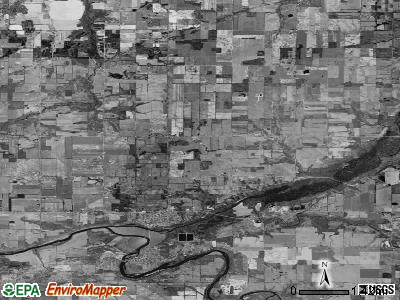 Zip code 48860 satellite photo by USGS
