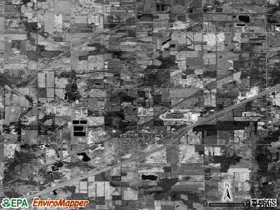 Zip code 48876 satellite photo by USGS