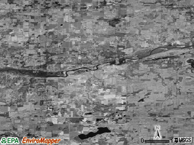 Zip code 48881 satellite photo by USGS