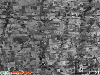 Zip code 48892 satellite photo by USGS