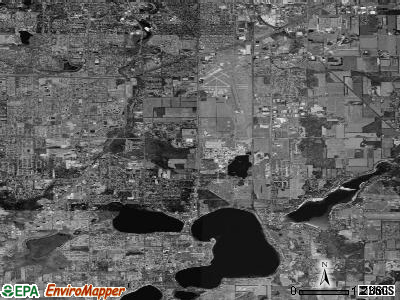 Zip code 49002 satellite photo by USGS
