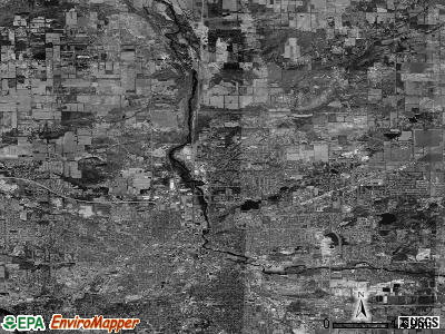 Zip code 49004 satellite photo by USGS