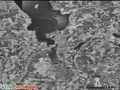Zip code 05855 satellite photo by USGS