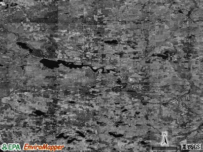 Zip code 49010 satellite photo by USGS
