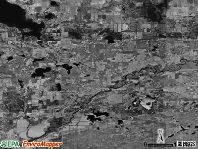 Zip code 49012 satellite photo by USGS