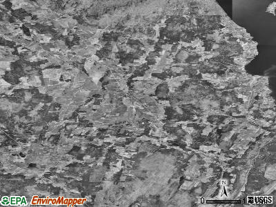Zip code 05857 satellite photo by USGS