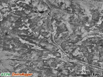 Zip code 05866 satellite photo by USGS