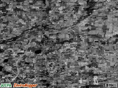 Zip code 49076 satellite photo by USGS