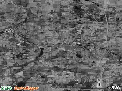 Zip code 49078 satellite photo by USGS