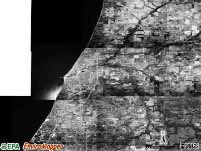 Zip code 49090 satellite photo by USGS