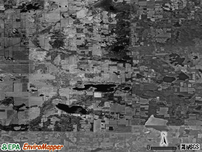 Zip code 49095 satellite photo by USGS