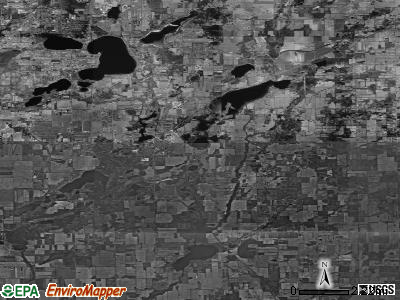 Zip code 49097 satellite photo by USGS