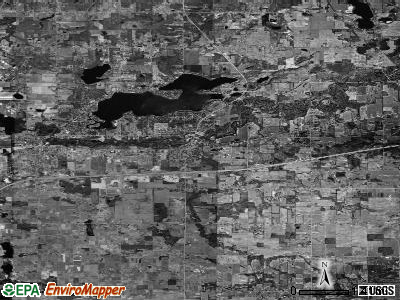 Zip code 49098 satellite photo by USGS