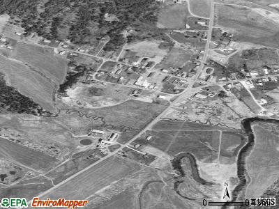 Zip code 05868 satellite photo by USGS
