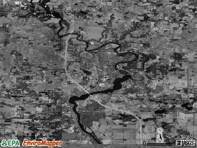 Zip code 49103 satellite photo by USGS