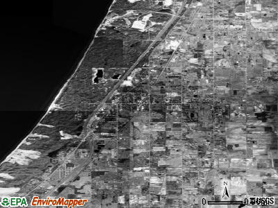 Zip code 49106 satellite photo by USGS