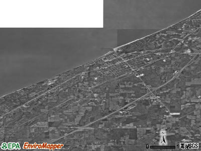 Zip code 49117 satellite photo by USGS