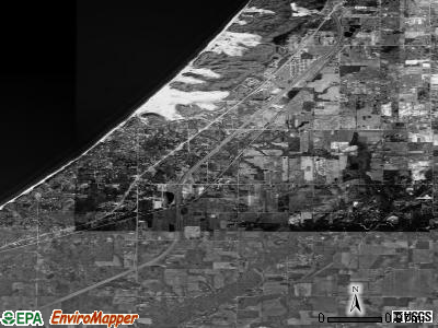 Zip code 49125 satellite photo by USGS