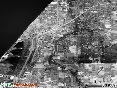 Zip code 49127 satellite photo by USGS