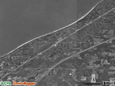 Zip code 49129 satellite photo by USGS