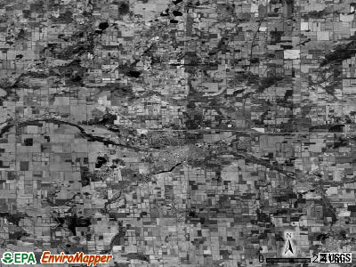 Zip code 49224 satellite photo by USGS