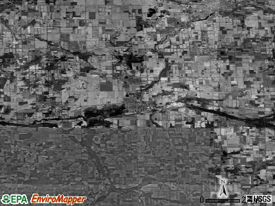 Zip code 49245 satellite photo by USGS