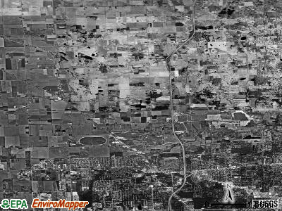 Zip code 49267 satellite photo by USGS