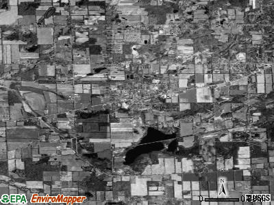Zip code 49283 satellite photo by USGS