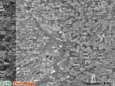 Zip code 49286 satellite photo by USGS