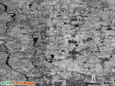 Zip code 49302 satellite photo by USGS