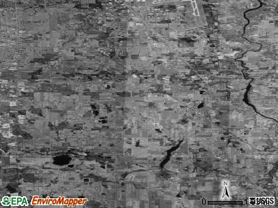 Zip code 49316 satellite photo by USGS