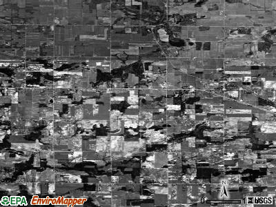 Zip code 49318 satellite photo by USGS