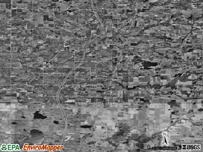 Zip code 49329 satellite photo by USGS