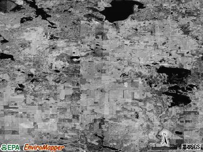Zip code 49342 satellite photo by USGS