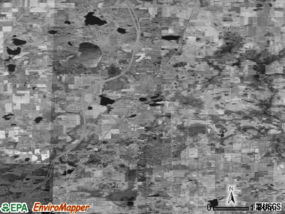 Zip code 49343 satellite photo by USGS