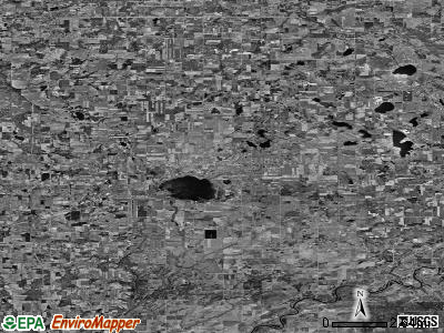 Zip code 49412 satellite photo by USGS