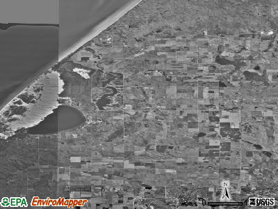 Zip code 49436 satellite photo by USGS