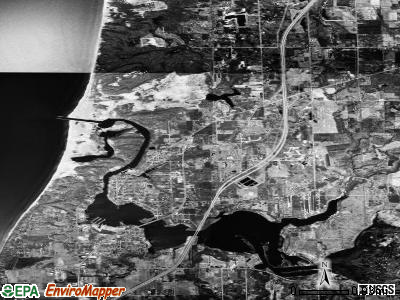 Zip code 49453 satellite photo by USGS