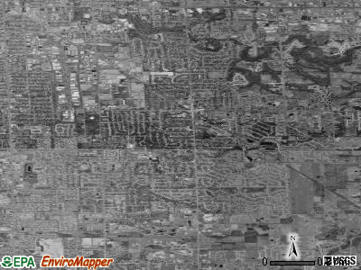 Zip code 49508 satellite photo by USGS