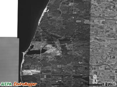 Zip code 49613 satellite photo by USGS