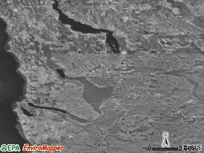 Zip code 49615 satellite photo by USGS