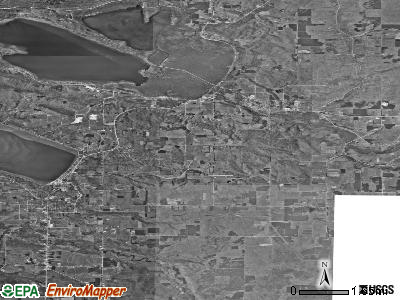 Zip code 49617 satellite photo by USGS
